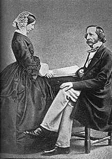 Paulina Jermyn Trevelyan (1816-1866) and her husband
Walter